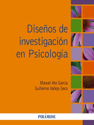 cover image of Diseños de investigación en psicología